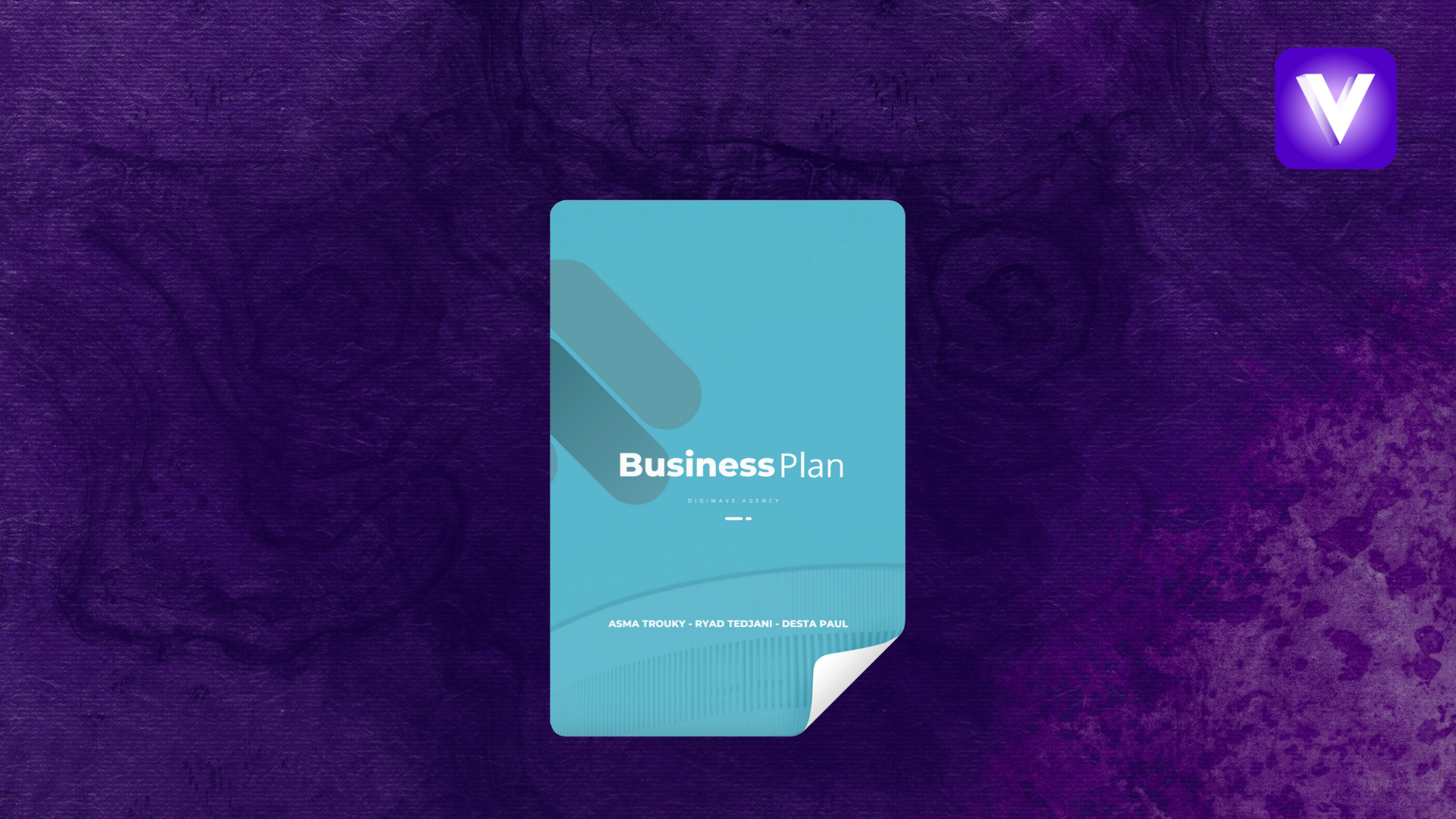 A bright pink sheet of paper used to wrap flowers curves in front of rich blue background